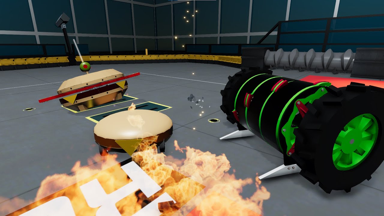Robot Rumble 2.0: Axe Backwards vs Battle Royale With Cheese