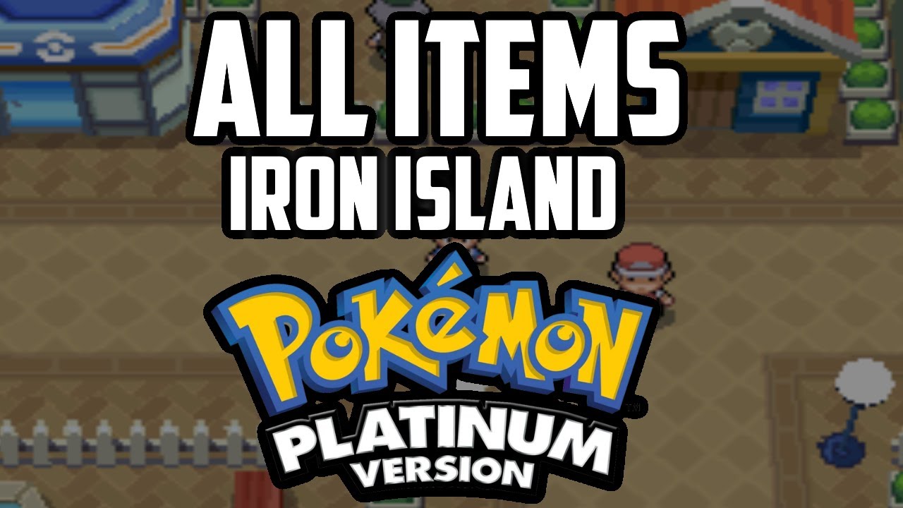 EVERY Item in Iron Island - Pokémon Platinum