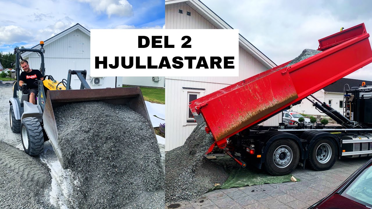 Sommarvloggen - hyr en hjullastare & lägger ut 25 ton grus - [VLOGG #305]