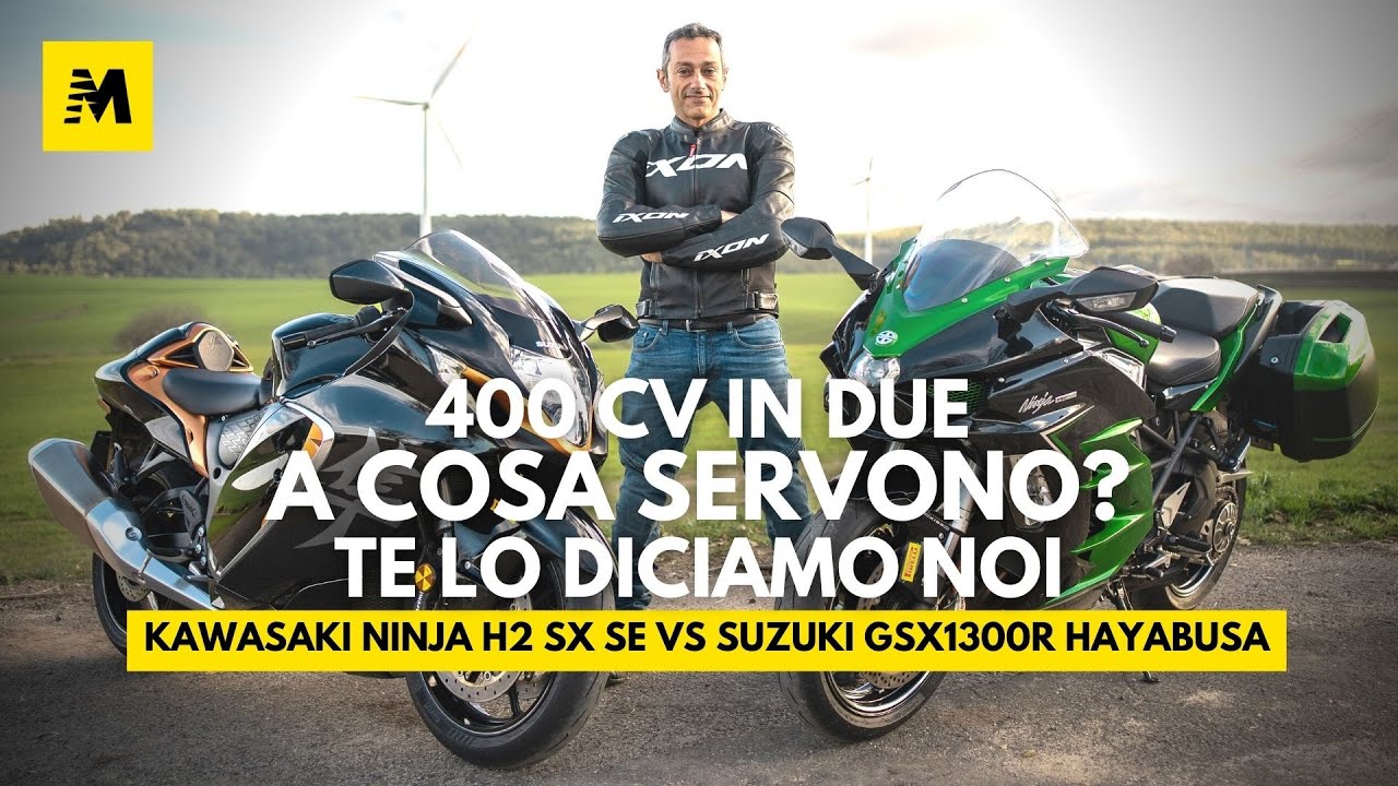 A COSA SERVONO? Kawasaki Ninja H2 SX SE VS Suzuki GSX1300R Hayabusa