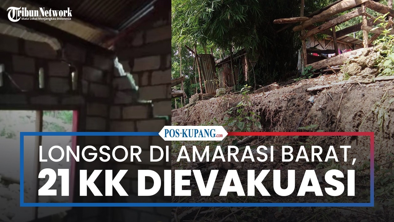 Longsor Tutup Akses Jalan di Amarasi Barat, 21 KK Terdampak Dievakuasi