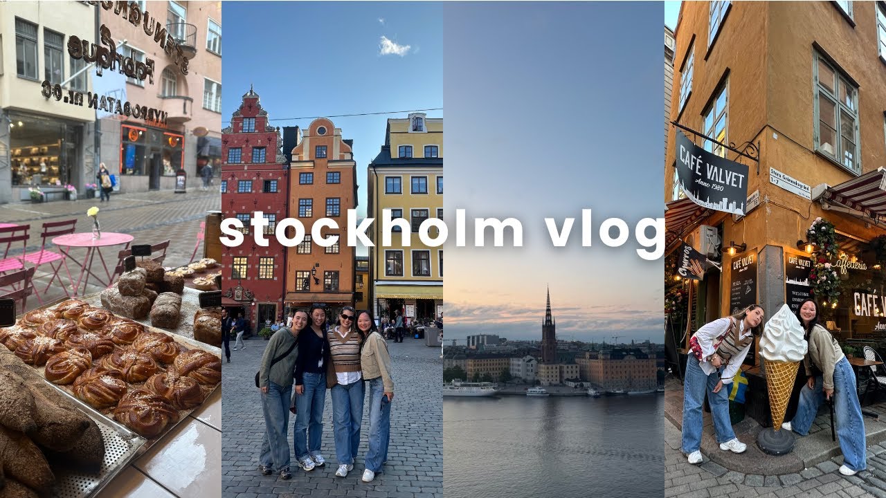 stockholm vlog | 5 days in sweden, gamla stan, swedish candy, vaxholm,  | 스톡홀름 브이로그 | 스웨덴 여행 가이드