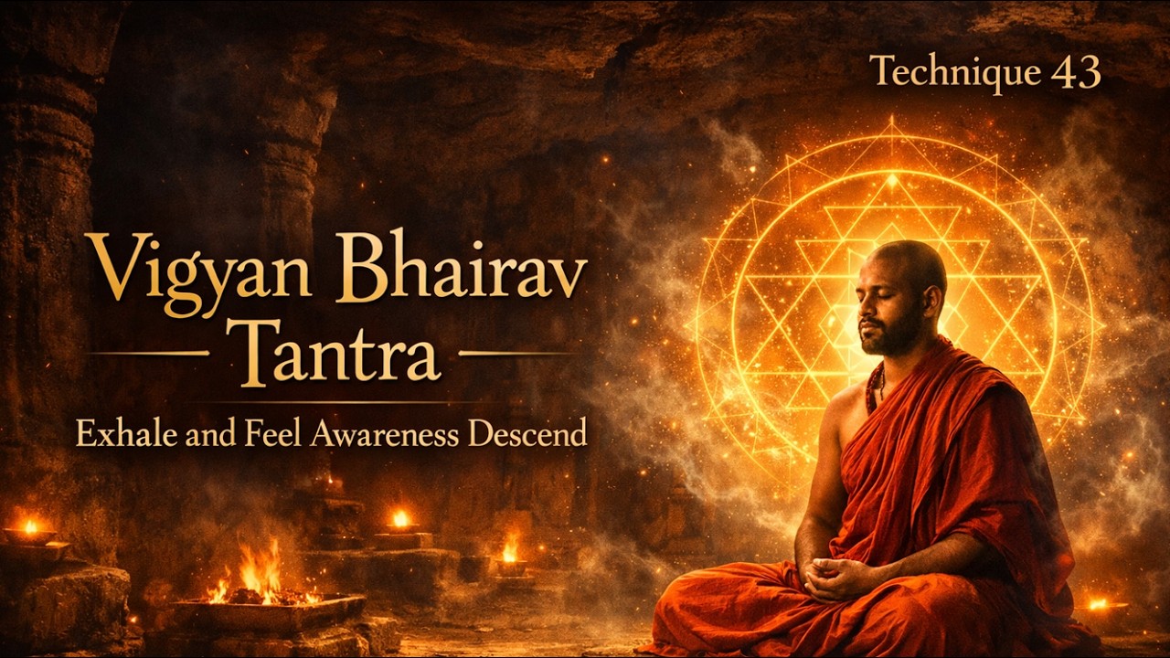 Vigyan Bhairava Tantra Technique 43 - Exhale and Feel Awareness Descend