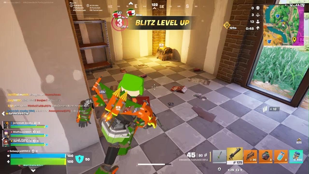 Первая в истории победа Кайла Брофловски - геймплей Fortnite Blitz Royale