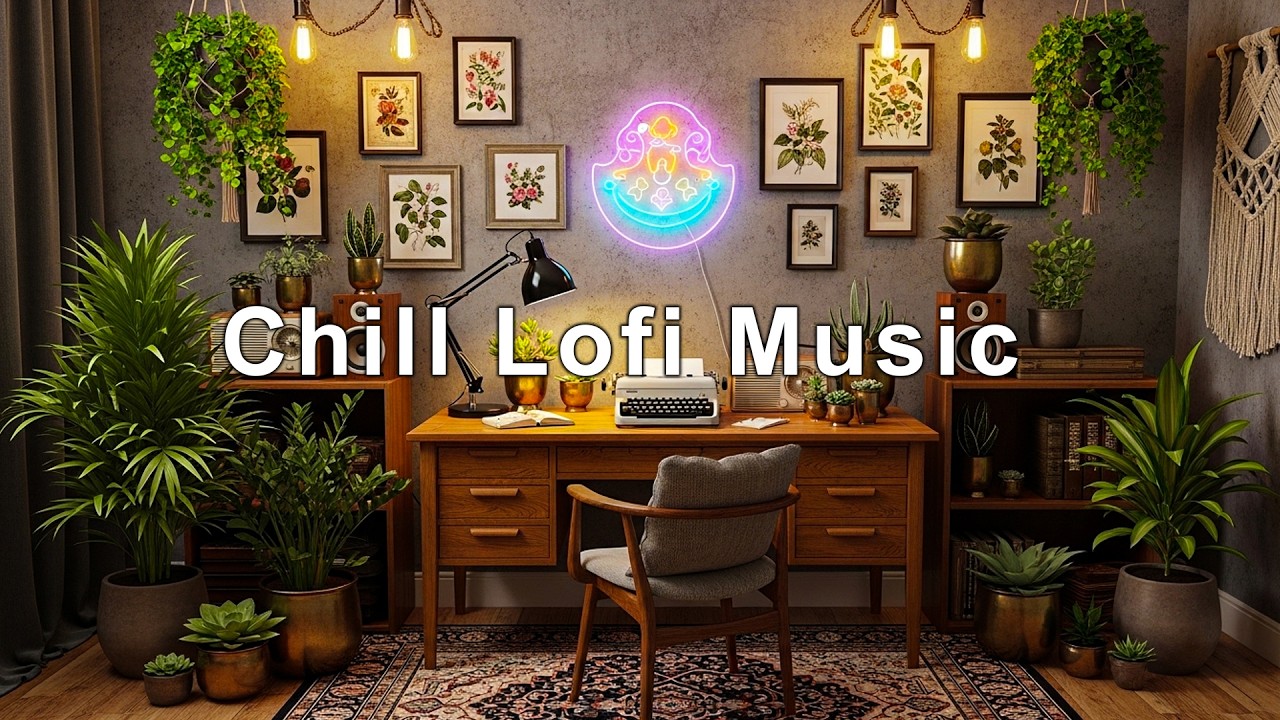 Cozy Lofi Chill 🌱 beats to work / focus / unwind [warm aesthetic mix]