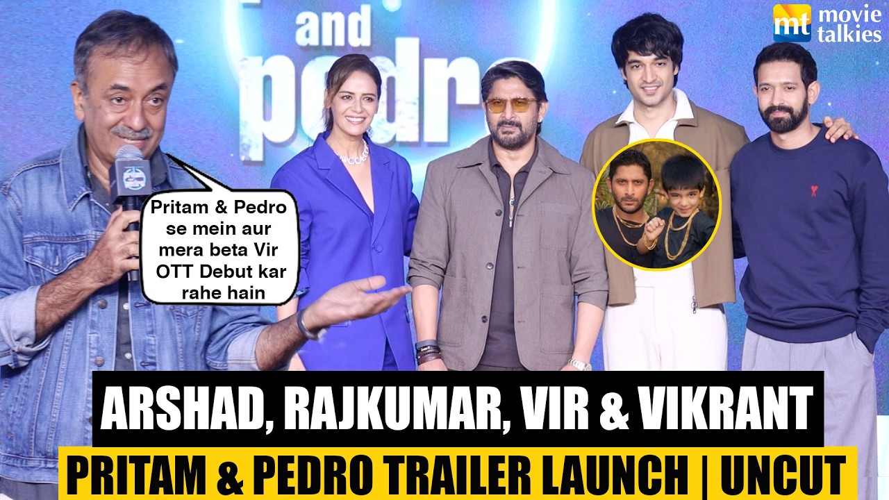 Rajkumar Hirani's OTT Debut with Pritam & Pedro | Arshad Warsi, Vir Hirani, Vikrant Massey | UNCUT