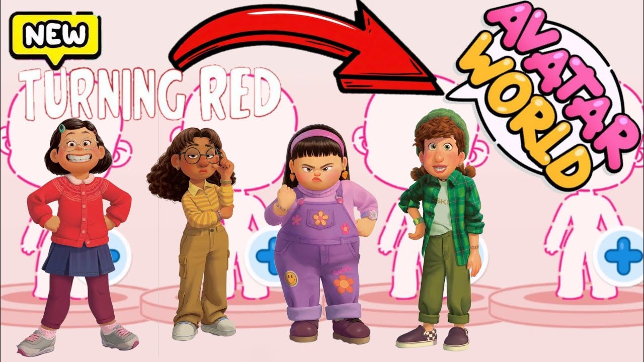 Wow✅ How To Create TURNING RED Characters In Pazu Avatar World #avatarworld #pazugames 
