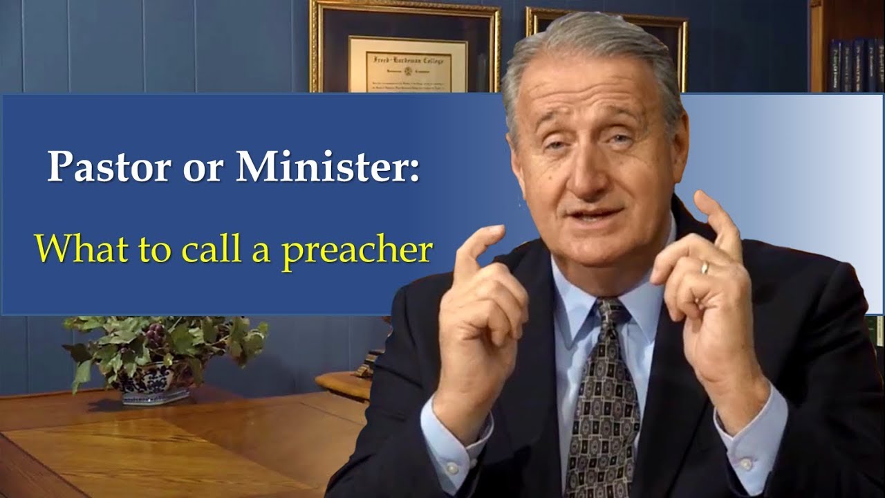 Pastor or Minister