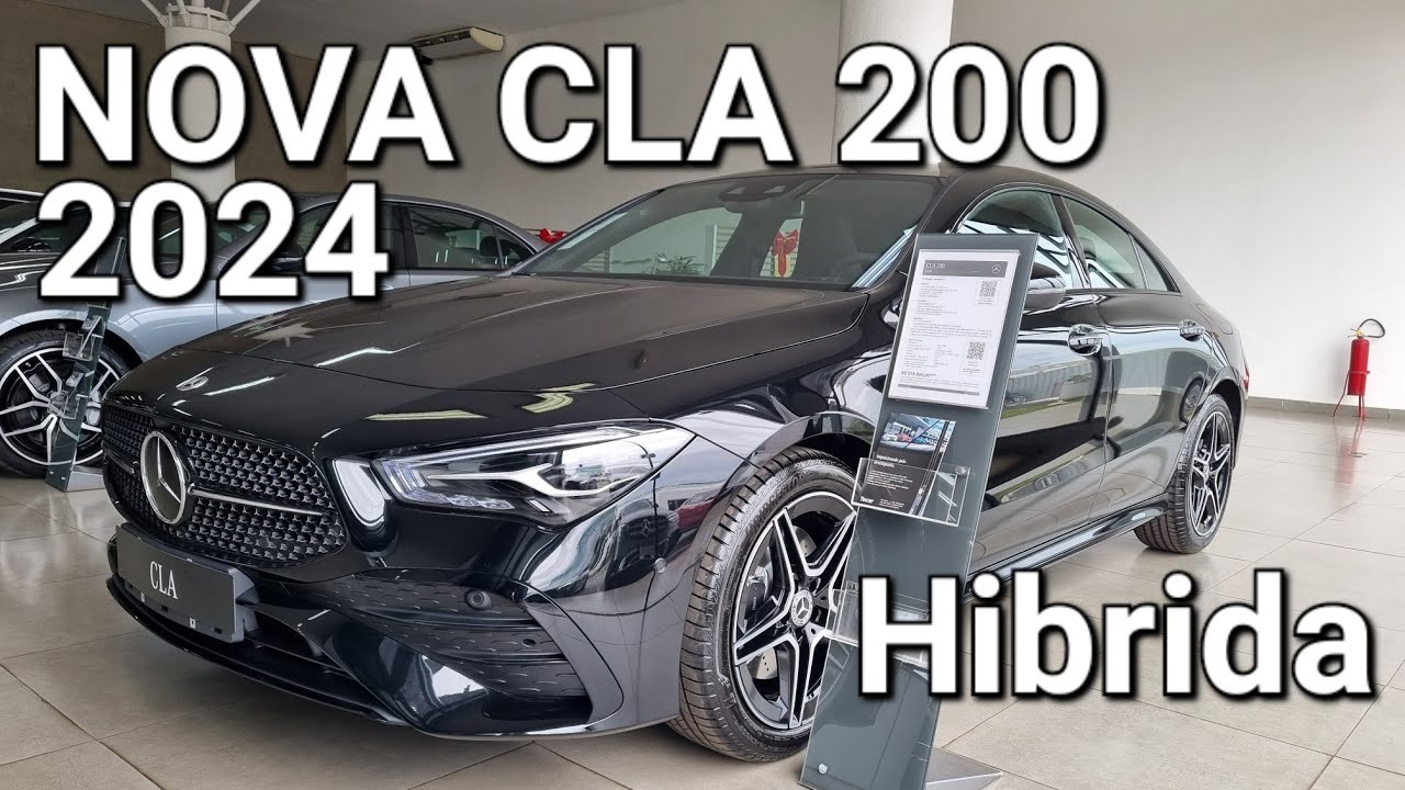 Mercedes CLA 200 2024! Chegou mais bonita, hibrida e completa! Avaliação completa