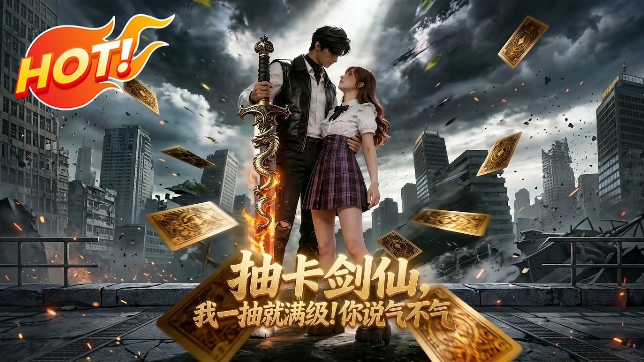 ⚡【新番速递】《抽卡剑仙，我一抽就满级！你说气不气》全民转职世界，张元抽中隐藏剑阵师拉满六命，校长休克全校骂他狗托! #奇幻 #战斗 #逆袭 #漫剧 #爱看动漫