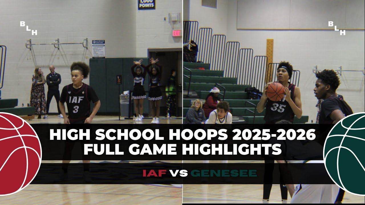 High School Hoops 2025-2026: International Academy of Flint vs Genesee