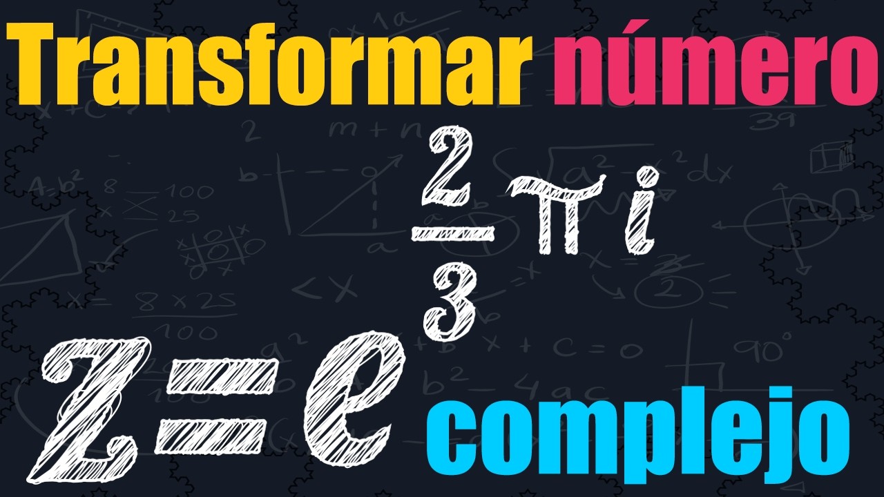 Transformar un n&uacute;mero complejo de la forma exponencial a rectangular #numeroscomplejos  #matem&aacute;tica