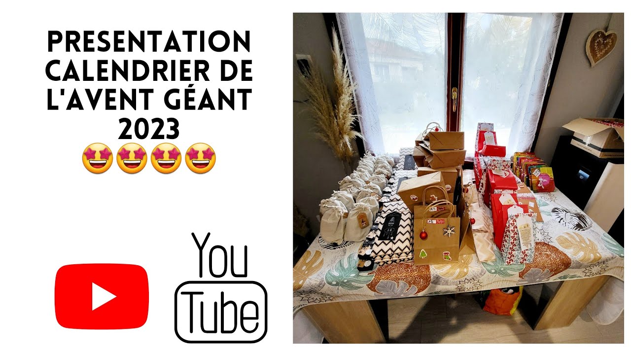 Présentation #calendrierdelavent2023 Géant avec 24 créatrices + calendrier @berrysweetolivia