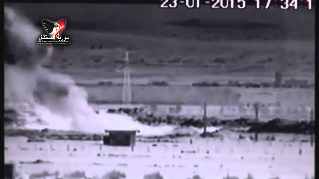 Footage showcasing 40 Al-Nusra Front terrorists killed in an ambush by the Syrian Army in Daraa