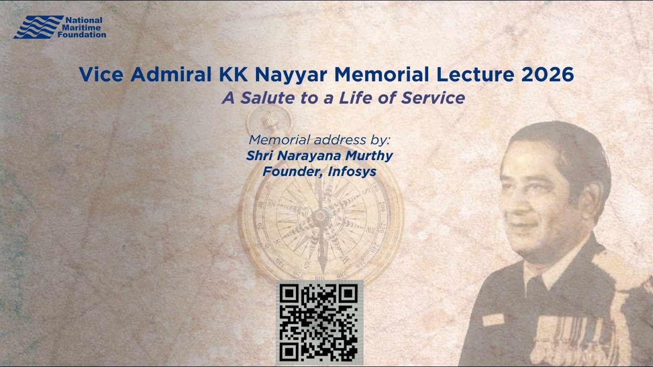 VICE ADMIRAL KK NAYYAR MEMORIAL LECTURE 2026