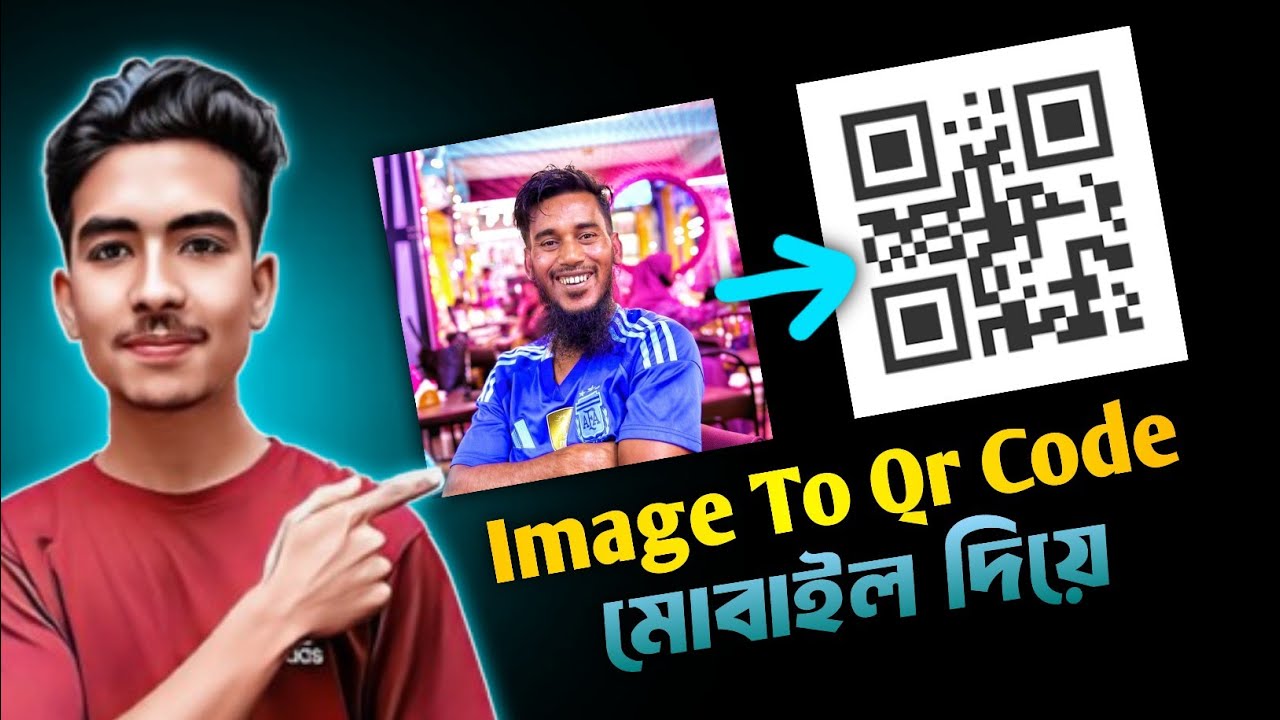 How to Make QR Code for Image Bangla । Msk Sourov Tech9
