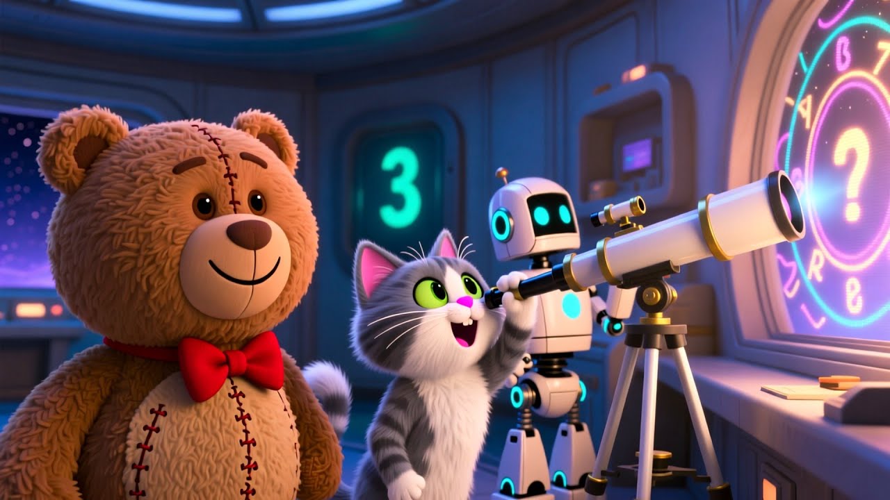 Baby Telescope Night Watch 🔭🌙 | Fun Space Song for Kids | Playful Nursery Rhyme