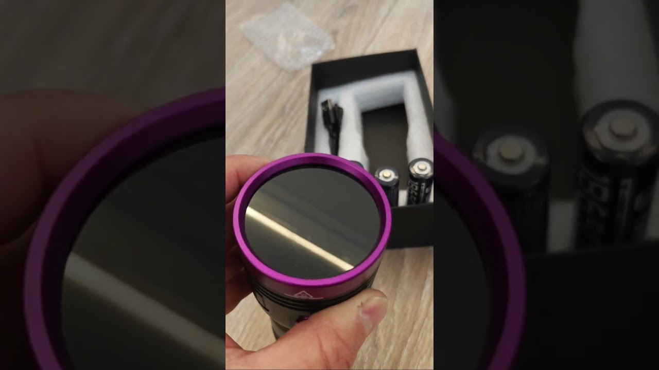 Фонарь ултрафиолет 180w на 6 UV светодиодах 