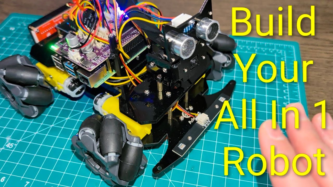 Adeept Mecanum Wheel Raspberry Pi Robot - From Zero To Function #robot #raspberrypi