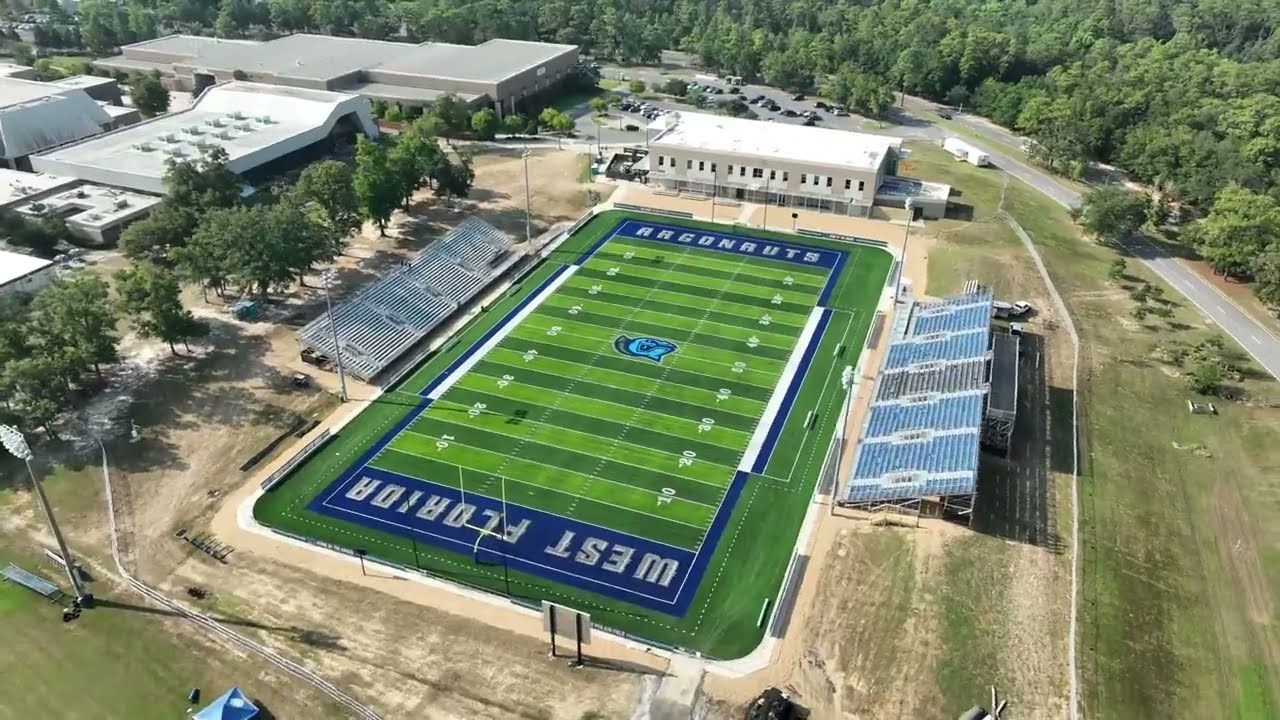 Fly Around the University of West Florida Stadium