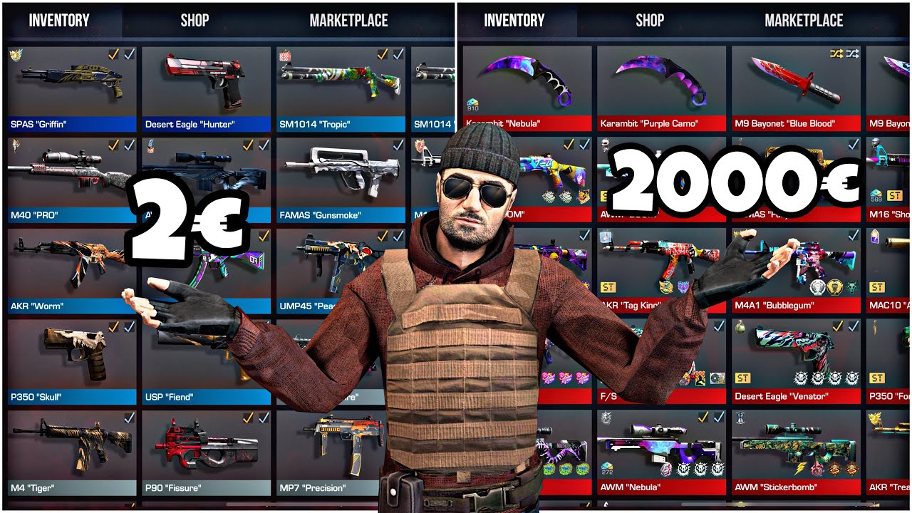 2&euro; vs 2000&euro; INVENTAR STANDOFF 2!