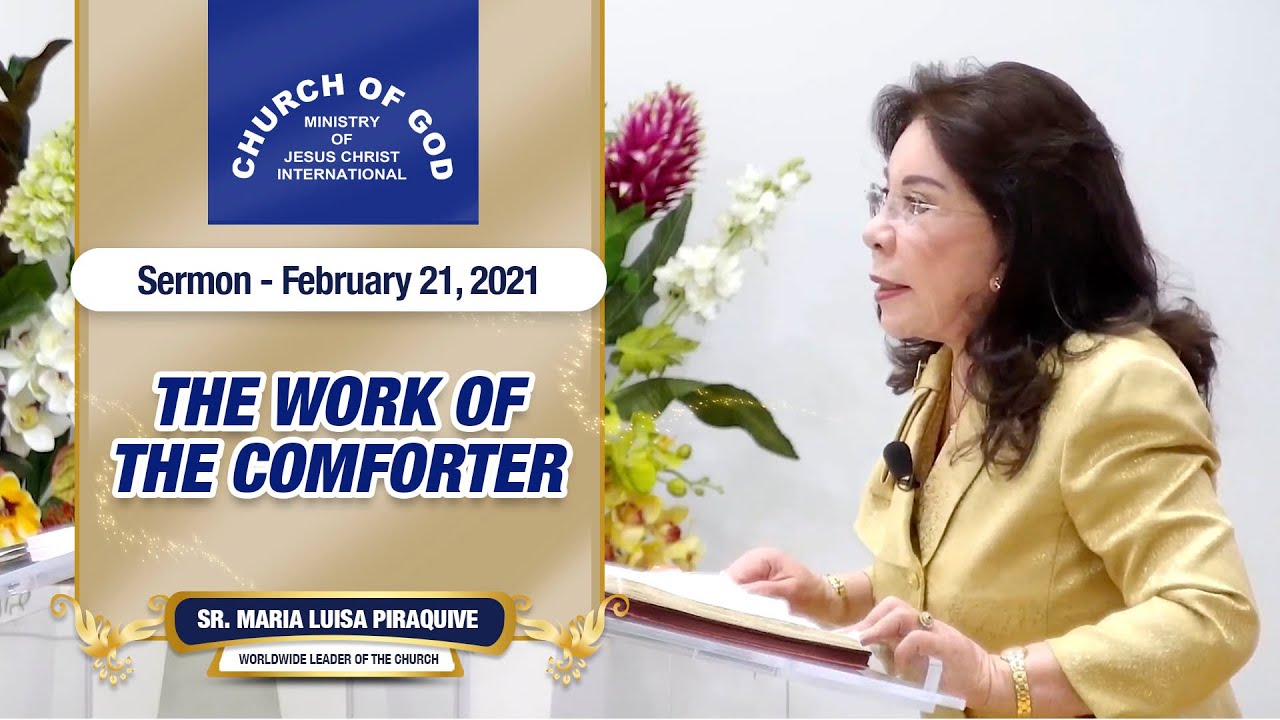 Sermon: The Holy Spirit (The Comforter) – Feb. 14, 2021 - Sister Maria Luisa Piraquive