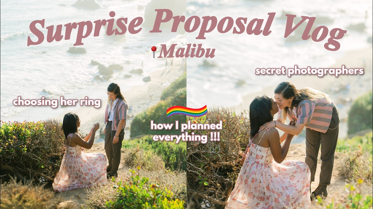 I PROPOSED TO MY GIRLFRIEND !! 🏳️‍🌈 | SURPRISE PROPOSAL VLOG 💍🤍 BTS of how I planned everything…