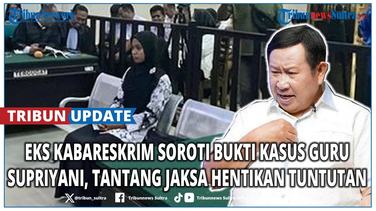 FULL Susno Duadji Beri Kesaksian Saat Sidang Kasus Guru Supriyani di Konawe Selatan
