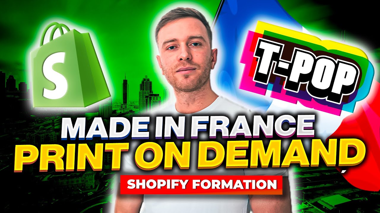Comment faire du Print-on-demande POD, made in France sur Shopify ?