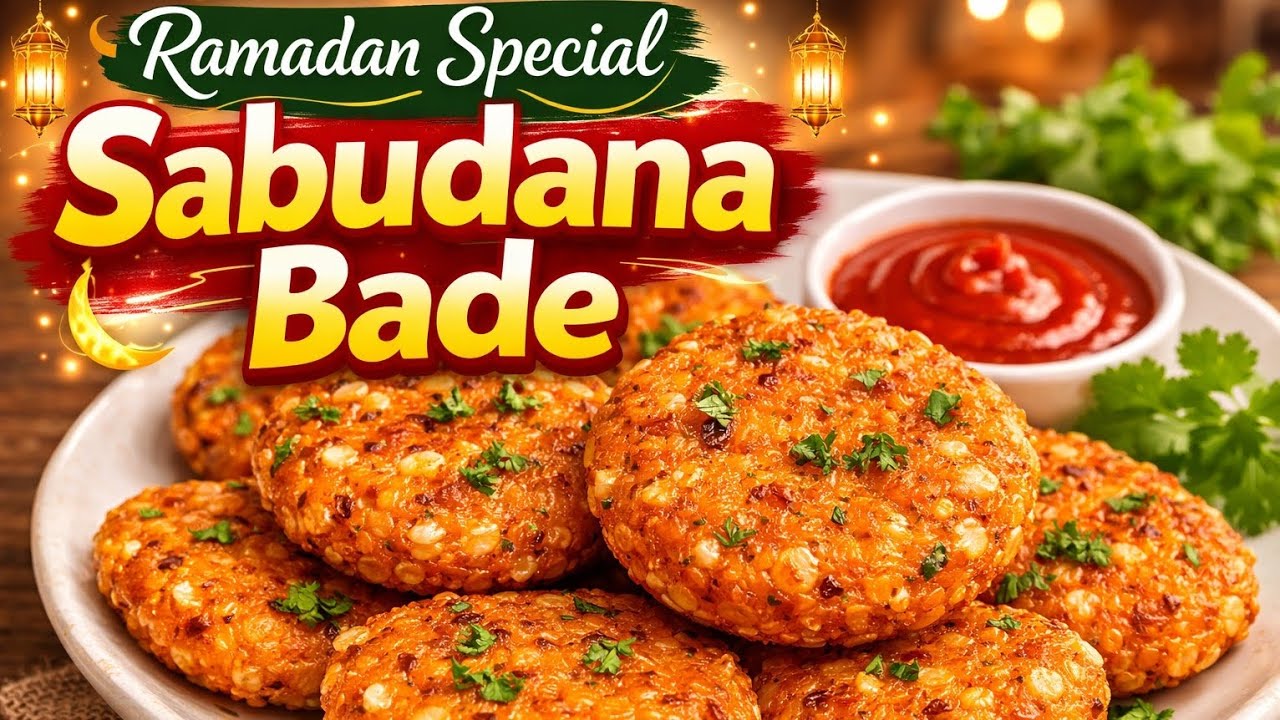 Ramadan Special Crispy Sabudana Bade | Iftar Special Tasty Recipe 