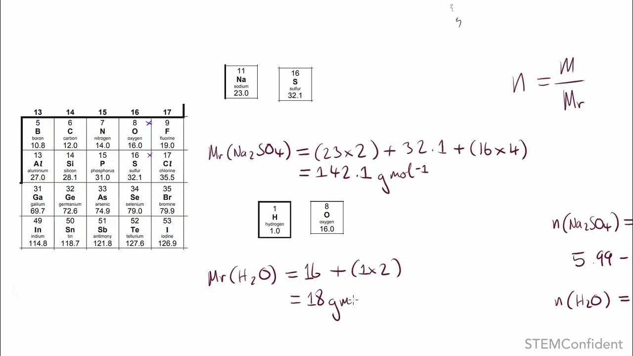 Formula of Hydrated Compound from given Mass - Question 21