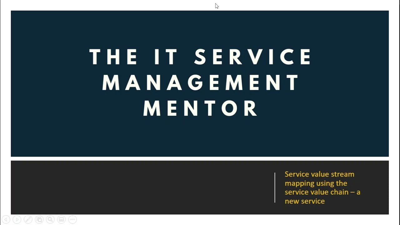 STEP by STEP - ITIL4 Service value stream mapping  - A new service walk through of how it happened !