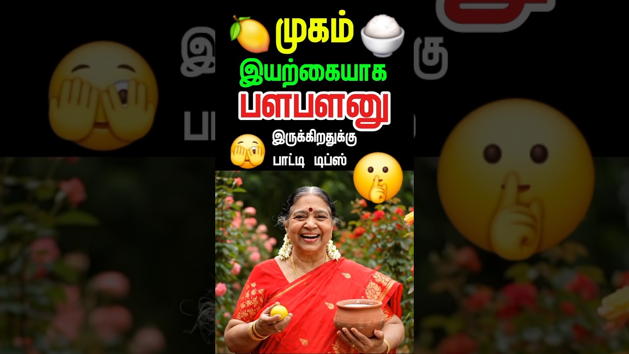 பாட்டி சொல்ற அழகு ரகசியம் | தயிர் + எலுமிச்சை டிப்ஸ் | Grandma Beauty Tips in Tamil