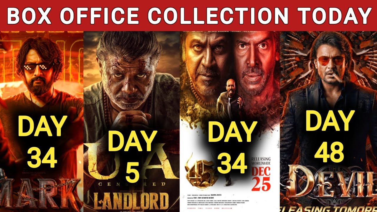 Landlord Box Office Collection | Mark vs 45 Movie Box Office Collection | Devil Movie Collection