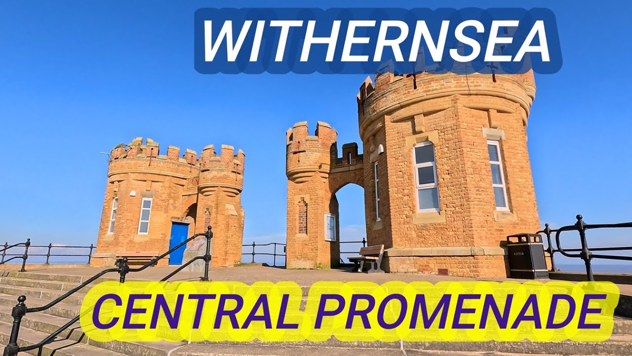 Withernsea amazing walk in  seaside Yorkshire England  #gimbalwalkwithme