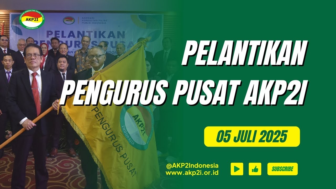 PELANTIKAN PENGURUS PUSAT AKP2I PERIODE 2025-2030