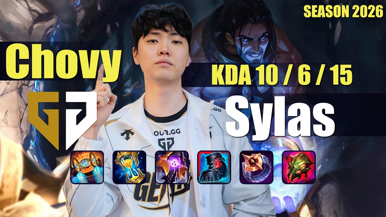 GEN Chovy SYLAS vs RYZE Mid - Patch 26.11 KR Ranked | lolrec