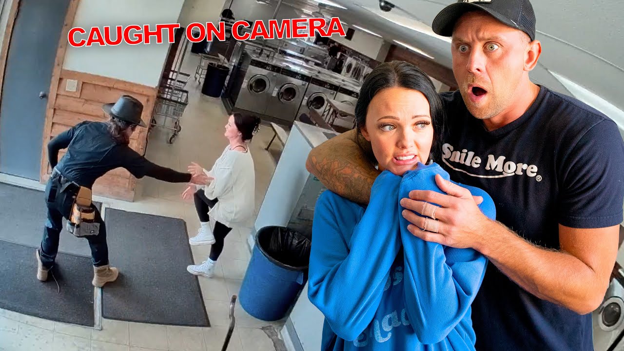 NO WAY! Absolute LOSER Grabs My Wife At The Laundromat! On Camera.