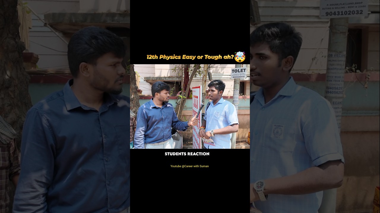 12th Physics exam pathi unga opinion enna? 🤔#shorts