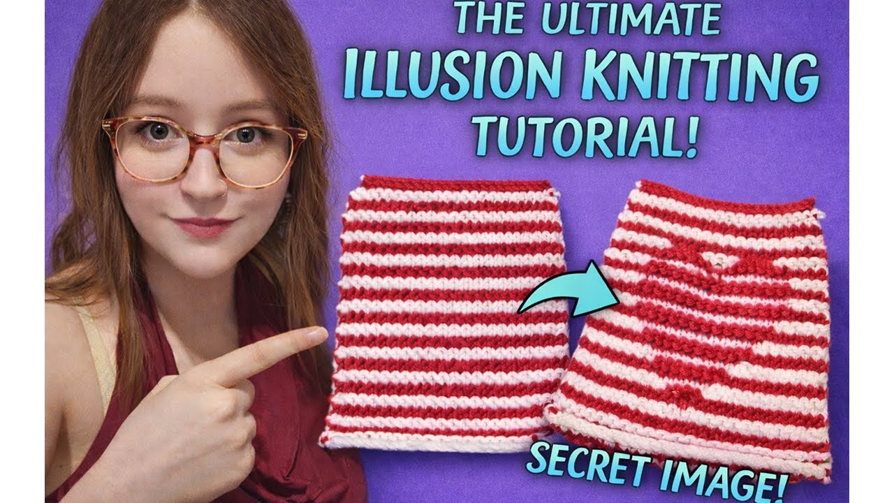 The ULTIMATE Illusion Knitting Tutorial / Learn how to make your own pattern! /WoolUBelieveIt?/