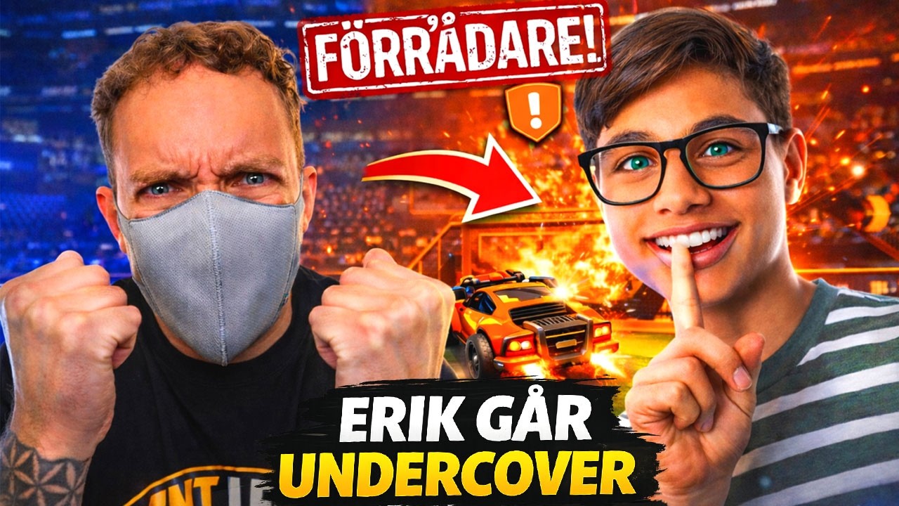 Noob-Erik Spelar Undercover För Motståndarna i Rocket League