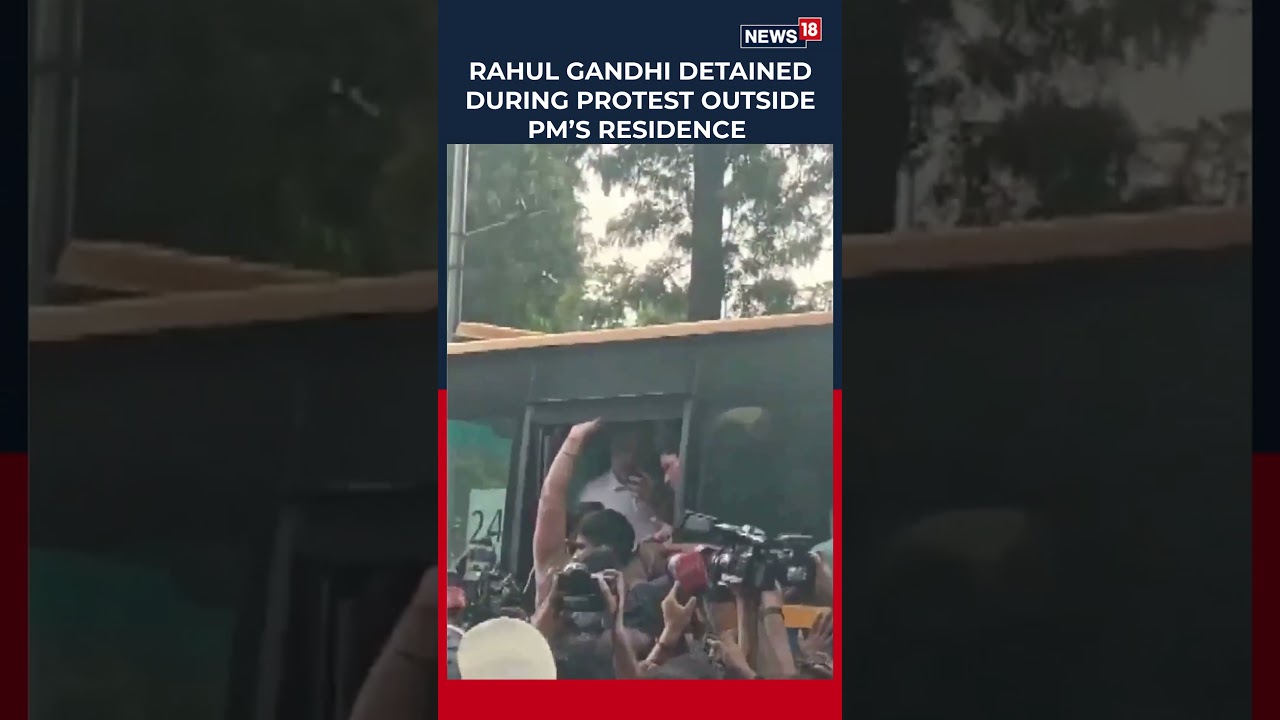 Delhi Police Detains Rahul Gandhi During NEET Protest | N18S