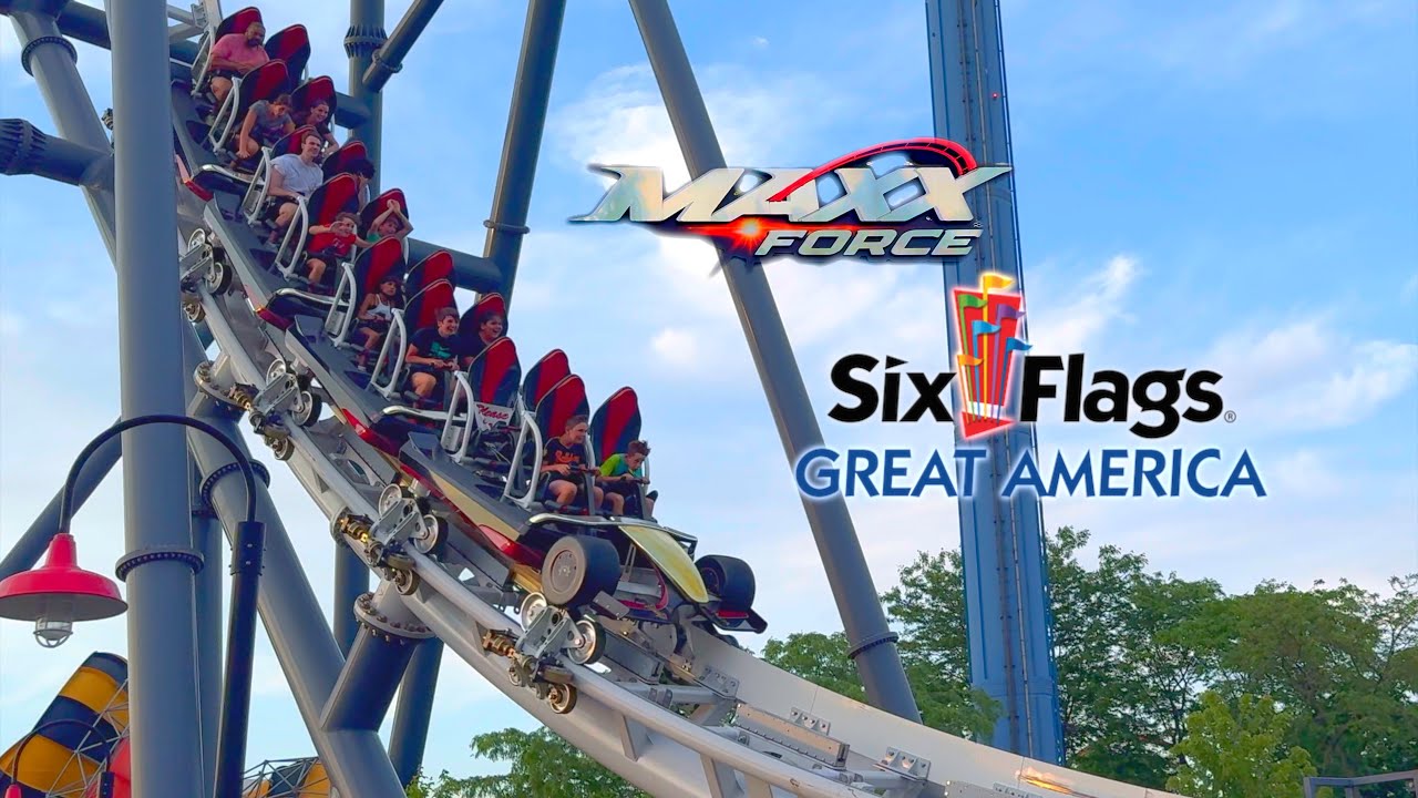 Maxx Force POV at Six Flags Great America