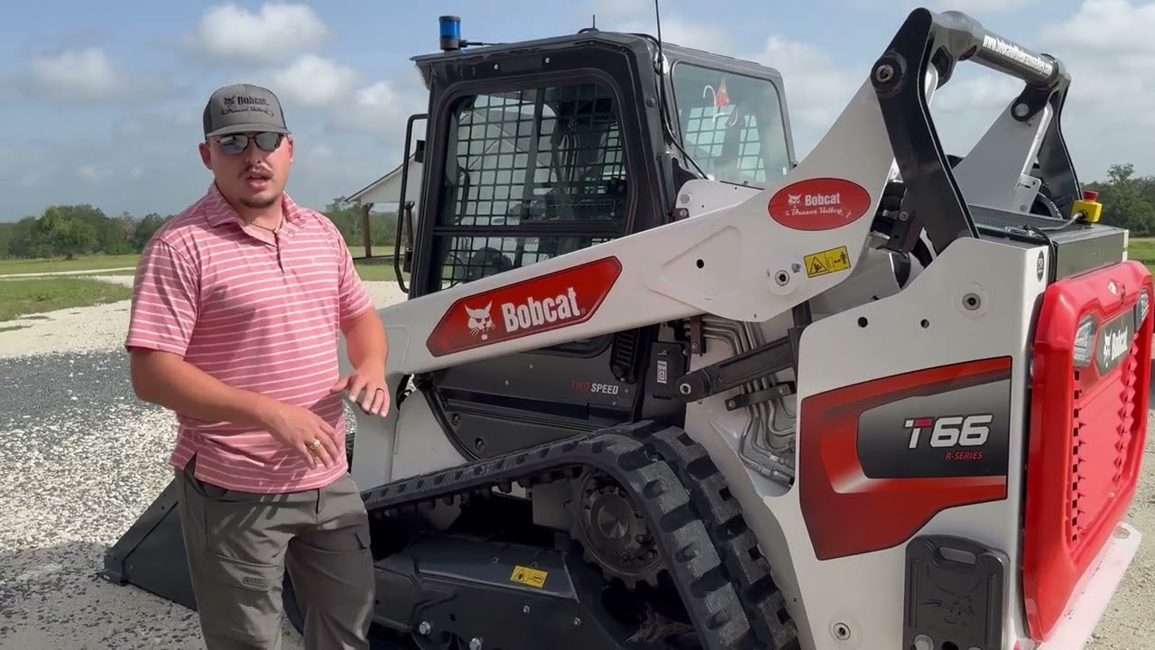The Bobcat T66 Skid Steer Arrives and we walk through the features on the machine.