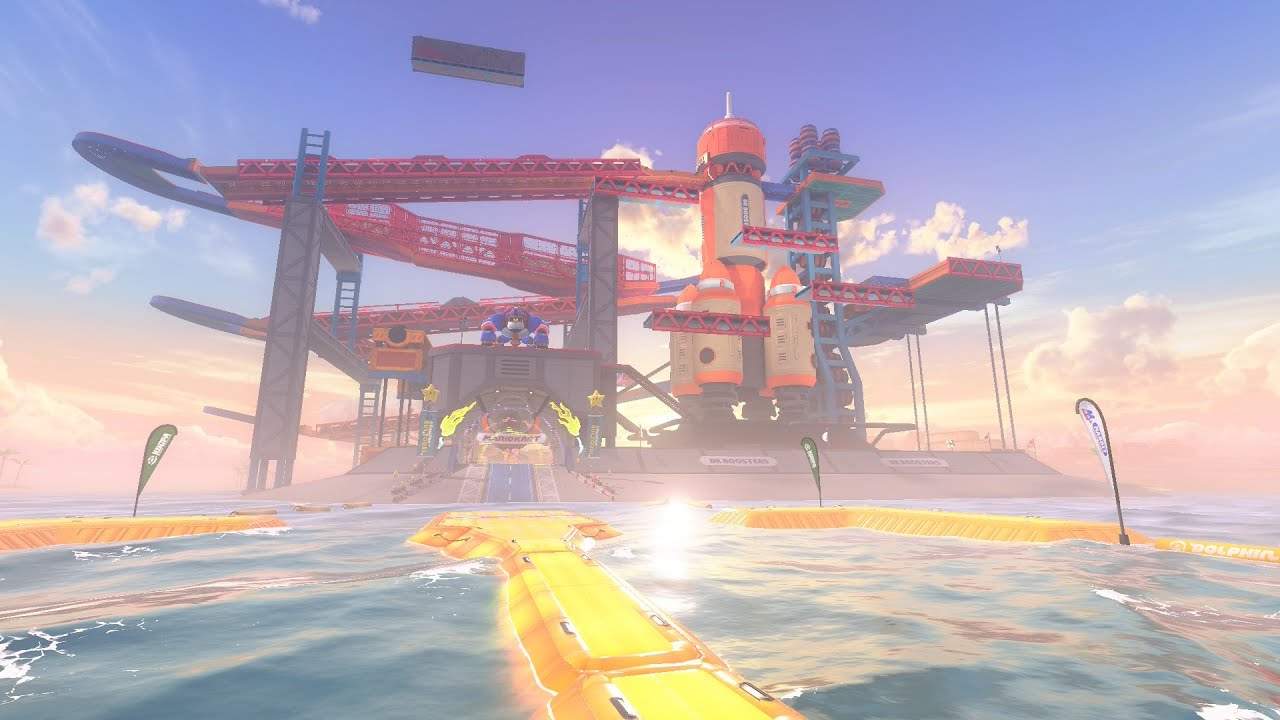 DK Spaceport Section 1 ver(Full Track with prelude, main track, and ending) - Mario Kart World - OST