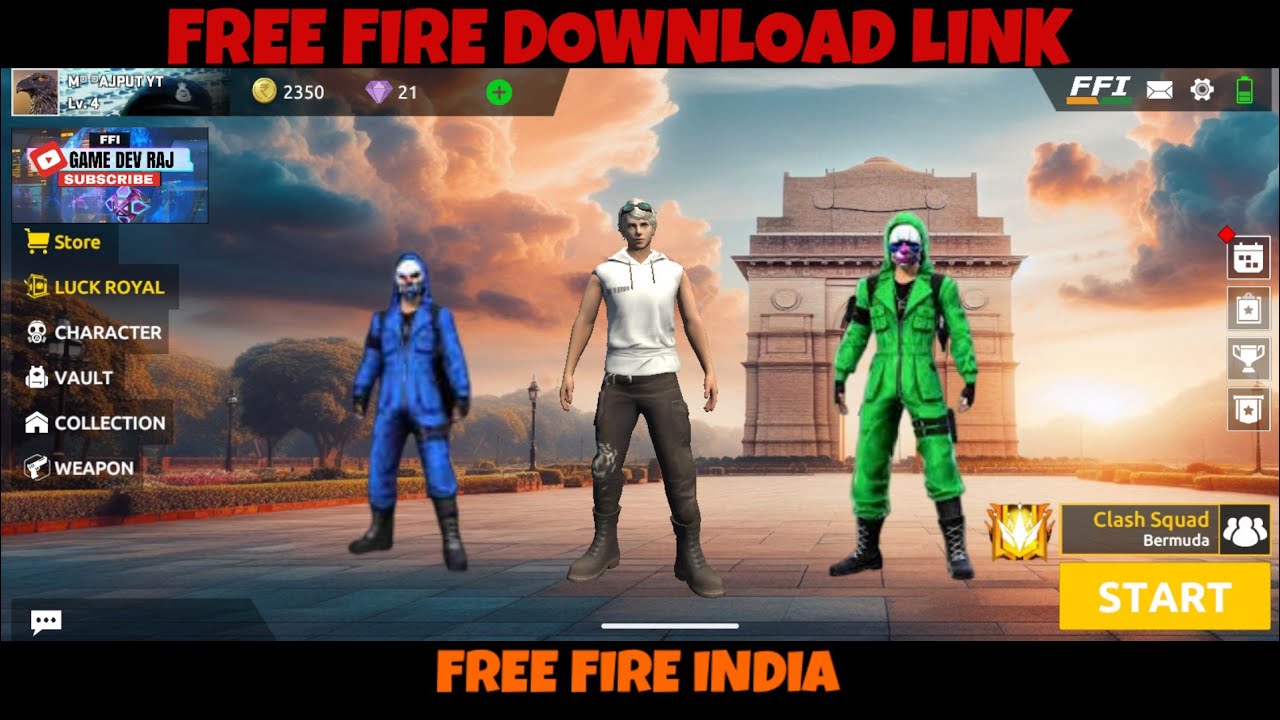 Free Fire India Download Link 😍| FFI Download | Free Fire India | gaming with modi