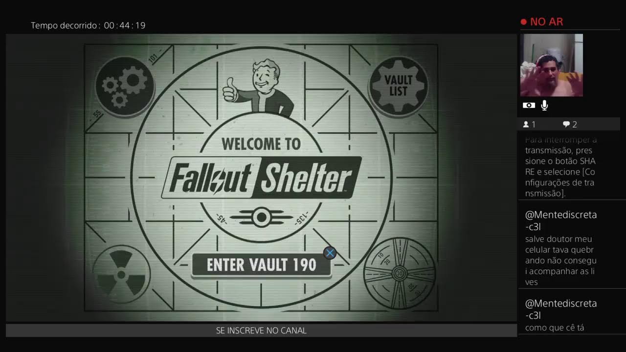 Live Rápida - Fallout shelter - PS4