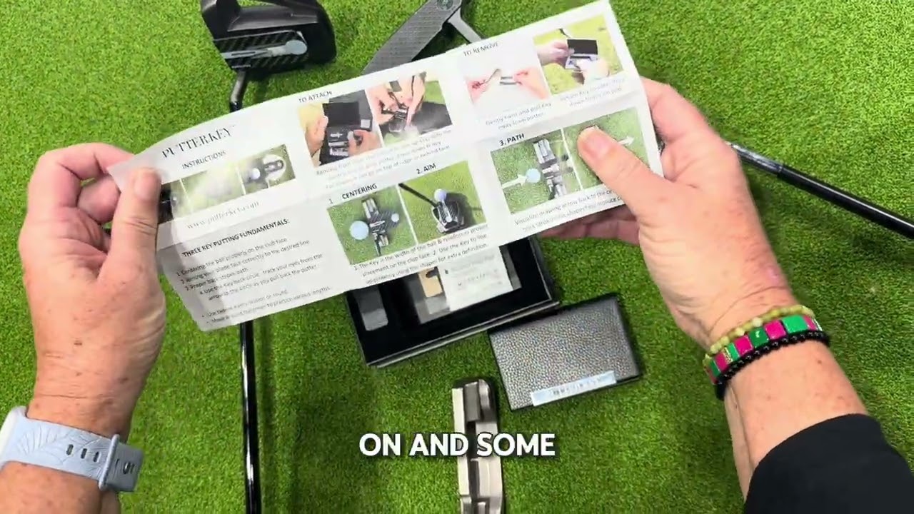 Got your Putter Key? Here’s a few tips on how to put it on. 