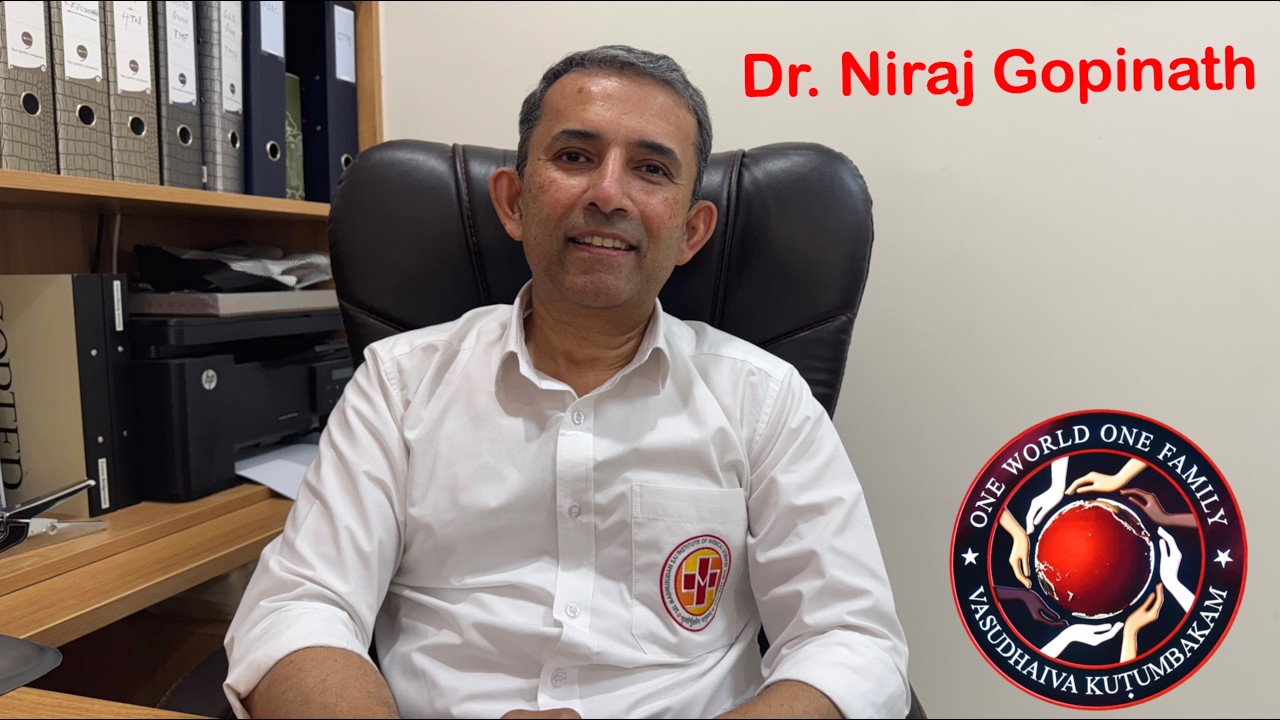 India 15 - Dr Niraj Gopinath luminare a livello mondiale che ha deciso di aiutare a Muddenahalli