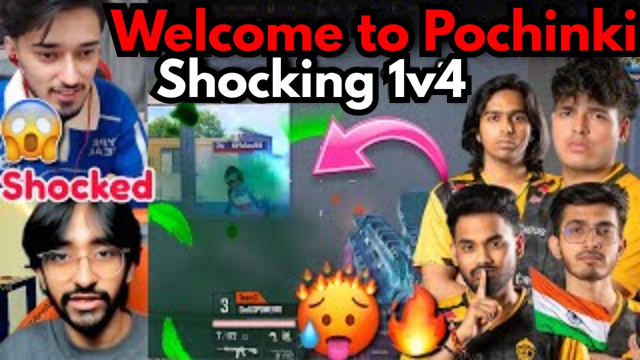 Jelly & Aaru Shocked by GODL SPOWER 1v4 😱GODL Destroy  Pochinki GODL Offline Grind 🚨